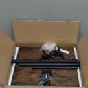 TV Tray Table for Couch, Height Adjustable/360 Swivel/180 Flip-Over Panel Design C-Shaped End Table, Sofa Arm End Side Table with Phone & Tablet Slot for Eating, Laptop,Couch Bed (Vintage Brown)