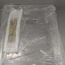 12"x16" Clear Acrylic Serving Tray with Golden Handles, Sturdy Huge Capacity Acrylic Tray for Coffee, Juice, Kitchen and Desk Organizer, Storage Tray (12"x16")