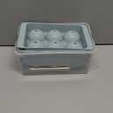 WIBIMEN Large Ice Cube Molds, Big Round Whiskey Ice Cube Trays for Freezer, Easy to Fill & Release, Whiskey Bourbon Cocktail(1.9In*6 Balls- Blue/2 Pack)