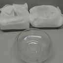 Baderke 3 Pcs Hydroponic Planter Lotus Flower Pot Planter Lotus Bowl Clear Glass Fish Bowl Vase for Planting Indoor Home Decor Water Lily Narcissus Planting Water Lily