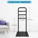 Chair & Couch Stand Assist bar, Heavy Duty Stand Assist Rail with Non-Slip Covers, Four Heights Assist Bar for Seniors, Pregnant, Adults and Other Relied On Persons