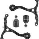 Front Lower Control Arms Suspension Kit w/Lower Ball Joints Fit for Honda Accord 2008-2012 Acura TSX 2009-2014 K641112 K641113 K500081-4pcs