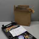 Upgraded New 42006 Test and Charge Manifold Set, with 3-1/8" (80 mm) Gauge, with 72" HVAC Hoses and Quick Coupler Adapters, 1/4" Standard Flared Fittings, Suitable for R-22/134A/404A, Toolbox