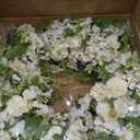 White Faux Silk Flower Spring Summer Easter Wreath 24-26" for Front Door  Anemone Daisy Tagetes Erecta Green Eucalyptus and Fern Leaves  Farmhouse Front Porch Wreath, Outdoor Indoor Use