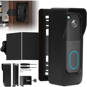 Adjustable Blink Doorbell Camera Mount (45 to 135 Degrees),No Drill Doorbell Mounting Bracket for New Blink Video Doorbell 2025 (2nd Gen),Anti Theft Doorbell Mount for Apartment Security