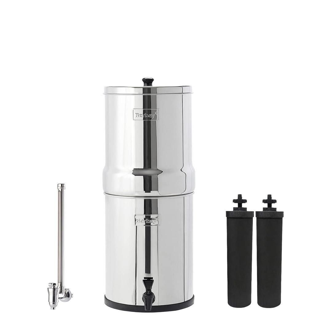 Royal Berkey 3.25 Gal Gravity Water Filter System with Water View Spigot