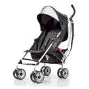3Dlite Convenience Stroller, Black Lightweight Stroller with Aluminum Frame, Large Seat Area, 4 Position Recline, Extra Large Storage Basket Infant Stroller for Travel and More