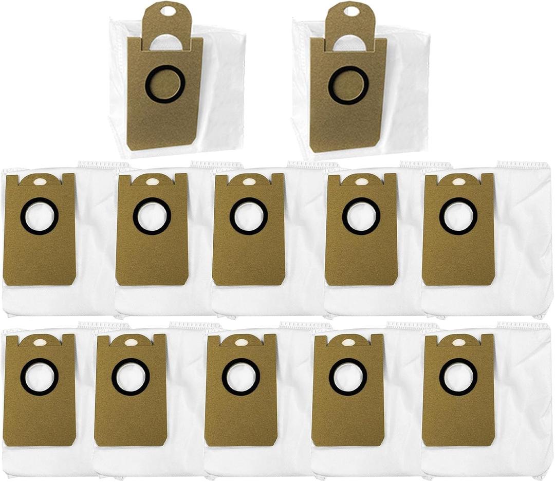 Replacement Dust Bags For Honiture Q6: For Q6 pro/Q6 SE Vacuum Cleaner Robot Accessories kit,Large Capacity Dust Bags, 12pack