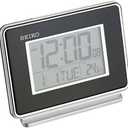 SEIKO Hudson Everything Bedroom Digital Alarm Clock, Black