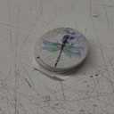 Absorbent Ceramic Stone Coasters, Dragonfly,Set of 4 Stone Coasters