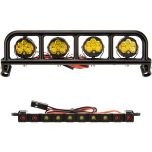 MEUS RACING RC LED Lights Spotlight Roof Light Tail Light Kit for Vanquish H10 Optic Sparco Yokohama RTR 1/10 RC Crawler Upgrades Parts