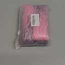 Ombre Pink Clip in Dreadlocks Hair Extensions 24 Inch 6 Clips(24strands) Handmade Synthetic Clip In Dreads Extensions for Women(T1B/pink#)