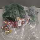 LAIAMER 2 Set Solar Christmas Tree Lights Decorations Outdoor Waterproof, 40 LED Lights Christmas Solar Stake Lights Cemetery Christmas Tree for Grave Pathway Outside Garden Yard Lawn (Green)