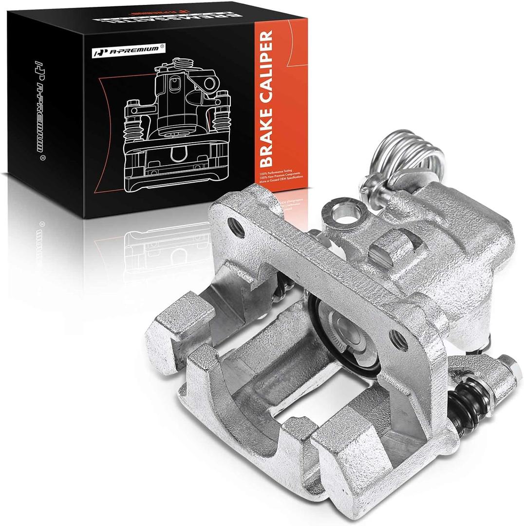 A-Premium Disc Brake Caliper Assembly with Bracket Compatible with Ford Models - For Mustang 1994-2004 - Rear Right Passenger Side