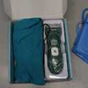 Baby Hair Clippers, Cordless Hair Clipper for Kids with LED Display, Baby Hair Cutting Kit with Skin-Safe Blade, Waterproof Hair Trimmer for Children/Toddler, Rechargeable& an Hour Quick Charger (Deep Green)