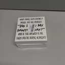 2 x Funny Office Desk Decor Sign, Sarcastic Office Decoration for Work Women Men, Funny Cubicle Decor, Motivational Gifts for HR Coworker Colleague Boss Receptionist, If The Answer Is No