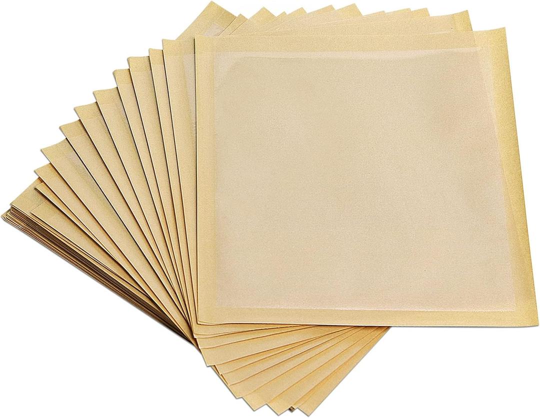 100 Pcs Bakery Bags with Window, 7.1 x 7.5 Inches Paper Sandwich & Donut Bags for Treat, Snack & Cookie Packaging (Brown)