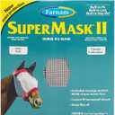 Farnam SuperMask II Fly Mask Without Ears for Foals, Full Face Coverage and Eye Protection from Insect Pests, Structured Classic Styling Mesh with Plush Trim, Foal Size