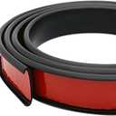 U Shape Edge Banding, Fit 3/4 inch Edge, Plywood Edge Protector, Self-Adhesive Edge Trim for Veneer, Furniture, Cabinets, Countertop, Shelves, Table, Marble; Black, 20Ft