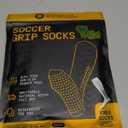 LUX Anti Slip Soccer Knee Socks,Non Slip Football/Basketball/Hockey Sports Grip Socks