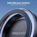Miracase Car Phone Holder for Magsafe [Strong Magnets] Magnetic Phone Holders for Your Car, 360Adjustable Air Vent Hands Free Cell Phone Mount Cradle Fit iPhone 17-12 & All Speakerphones, Black