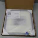 Yaetm 12x12 Square Picture Frame Matted to 5x7, Double Floating Ivory Mat, Brown Wood Grain Photo Frame with Polished Tempered Glass for Wall Gallery, Home and Office, Wall Mounting, Single