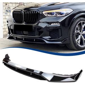 G05 Front Lip Compatible with (2019-2023) BMW X5 G05 M-Sport Model M50i ABS Gloss Black Bumper Spoiler Air Splitter