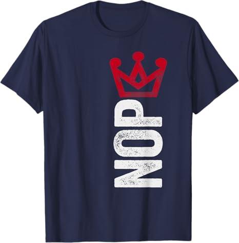 Vertical No Kings Protest Sign T-Shirt, XXL