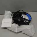 Gaming Headset with Microphone for Pc, Xbox One Series X/s, Ps4, Ps5, Switch, Stereo Wired Noise Cancelling Over-Ear Headphones with Mic, RGB, for Computer, Laptop, Mac, Nintendo (Blue)