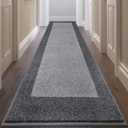 Machine Washable Runner Rug 32" x 144", Non-Slip Kitchen Rug for Floor, Absorbent Entrance Rug for Hallway, Bedroom, Living Room, (Roll Packing)