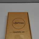 LifeTree Muslin Swaddle Blankets, Muslin Baby Boy Swaddle Blanket, Headband and Hat Set with Birth Announcement Card, Newborn Unisex Receiving Organic Cotton Blankets, Lavender Pattern