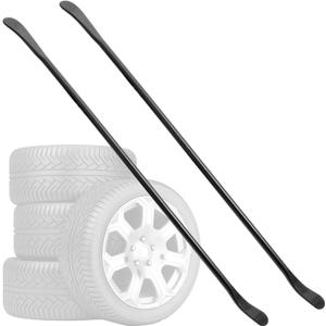 Olaismln 2 Pcs tire mounting Tools, Semi Tire Changing Tools. Heavy Duty tire Iron for tire Tools for Changing Tires. 39 Inch x 4/5 Inch, Black