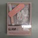 Glamnetic Press On Nails - Ace of Hearts | Short Oval Fake Nails in White Solid Base with Raised Ace of Hearts Graphics in a Glossy Finish | 15 Sizes - 30 Nail Kit with Glue