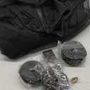 Garage Door Screen for 1 Car Garage 14x8FT, Magnetic Screen Door 14x8 FT Garage/Patio/Porch/Balcony with Retractable Fiberglass Mesh & Heavy Duty Weighted Bottom, Hands Free Easy Assembly & Pass (Black)