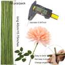 Floral Tape and Flower Stems Arrangement Tools Kit, 1pcs Gardening Cutter, 18 Gauge Stem Wire and 22 Gauge Paddle Wire for Bouquet Stem Wrapping and Floral Crafts