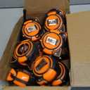 12 Pieces Tape Measure 16 ft Retractable Measuring Tape Bulk with Fractions Marked Easy Read Yellow Measuring Tape Bulk Set for Engineer Contractors, Autowind and Lock