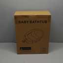 Collapsible Baby Bathtub - Large Baby Bath Tub with Thermometer & Cushion | Travel Portable Newborn Infant Bathtub | Foldable Toddler Bathtub for Baby 0 to 36 Months (Pink)