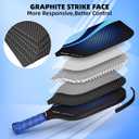 JoncAye Pickleball Paddles Set of 4 or 2, USAPA Approved Fiberglass Rackets with Outdoor Indoor Balls, Bag, Overgrip, Lightweight for Family, Professional Equipment for Beginners Intermediate