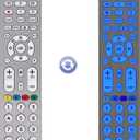 Backlit Universal Remote Control for TVs/Streaming Players/Audio/Cable Boxes and More 8-Device, Universal TV Remote for Samsung, LG, Sony, Philips, Vizio,Apple and More Brand (US-G016)