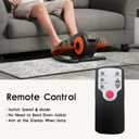 Under Desk Elliptical Machine,Leg Exerciser While Sitting for Seniors,Quiet & Portable Leg Exerciser While Sitting with Remote Control
