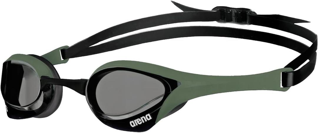 ARENA Unisex Cobra Ultra Swipe Racing Swim Goggles Anti-fog Technology Polycarbonate Hard Lens (Black)