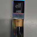 e.l.f. Camo CC Cream, SPF 30 Color-Correcting Medium-To-Full Coverage Face Foundation, Delivers An Airbrushed Finish, Vegan & Cruelty-Free, Light 250 W (1.05 Ounce (Pack of 1))