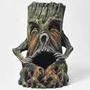 Fish Tank Decorations-Hollow Tree Trunk Aquarium Decorations Disney Aquarium Decorations for Betta Hideout Caves Large Aquarium Dcor Thematic Ornaments