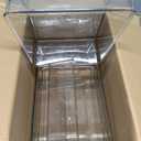 8 PACK Freezer Organizer Bins Fridge Organizers and Storage Stackable Refrigerator Organizers Bins with Side Handles Clear Storage Bins for Pantry, Under Sink, Kitchen Cabinet