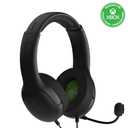 PDP Gaming AIRLITE Xbox Headset with Noise-Cancelling Microphone, Licensed Microsoft Series X|S, Xbox One Accessories, PC/Windows 10/11, Lightweight Wired Power Stereo headphones - Black