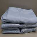 VACVELT Charmeuse Satin Fabric by The Yard, 60 Inch Wide Baby Blue Satin Fabric Shiny & Soft Cloth Fabric, Silky Satin Fabric for Bridal Dress, Wedding Decorations, Crafts, Sewing, Draping (3 Yards)