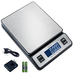 Weighmax W-2809 90 LB X 0.1 OZ Durable Stainless Steel Digital Postal Scale, Shipping Scale With AC adapter, 1 Pack