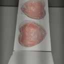 Reallnaive 8 Pcs Heart Shaped Ramekin Creme Brulee Ramekins Oven Safe 5.91 x 5.91 x 1.57 Inch Heart Shaped Bowl Small Baking Ceramic Ramekins Dishes for Souffle Snacks Quiche Appetizers Sauces(Pink)