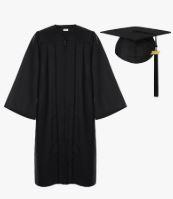 Newrara Graduation Gown Cap Tassel Set, 48