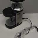 Kaffe Electric Burr Coffee Grinder (5.5oz) w/Adjustable Coarseness Settings - Flat Burr - [New Upgraded Motor ] - Precision Coffee Bean Grinder for Home Use - Black